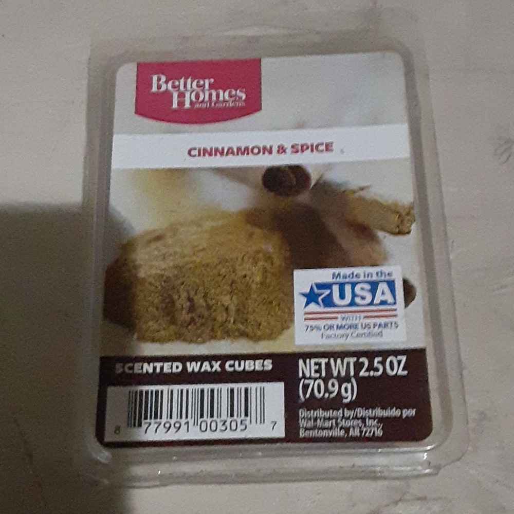 Candle wax cubes